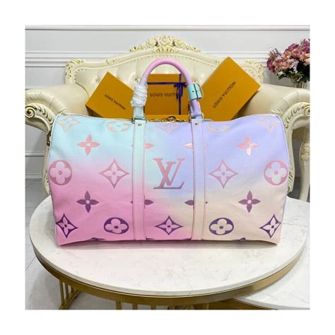 Louis Vuitton Sunrise Pastel Keepall Bandoulière 45 Gold 